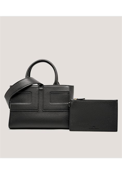 BORSA CON LOGO IN RILIEVO EFFETTO PELLE ELISABETTA FRANCHI | Borsa | BS34A56E2110